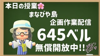 【概要欄必読】【あつ森】170時間目：まなびや島企画作業配信＆645・619ベル/ウリちゃん90ベル開放中✨【初見さん歓迎🔰】