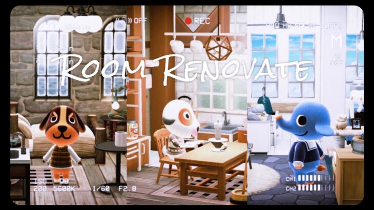 【あつ森】住民の日常を切り取るお部屋づくり|Room Renovate【島クリエイト】