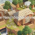 【あつ森】緑生い茂る自然島 ヴィンテージな農場エリアと湖のある景色  | The neighborhood area | Animal Crossing New Horizons