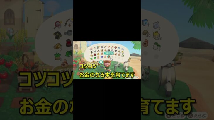 【あつ森Vlog】億り人なるために…！？～増やす力～   #あつ森 #shorts #crossing #animalcrossing