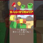 【あつ森】スーパーマリオエリア #animalcrossingnewhorizons  #acnh #mario #shorts