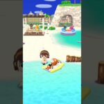 ペーターとビーチを楽しむ🏖#ポケ森 #あつ森ペーター