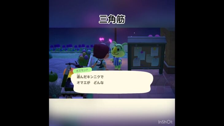 オズモンドからの質問　#vlog #animalcrossing #animal #shorts #あつ森