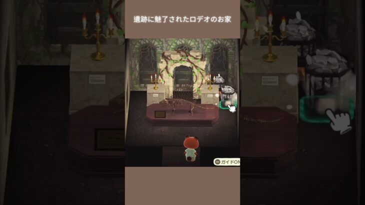 【あつ森】遺跡に魅了されたロデオのお部屋　部屋クリエイト | #ACNH #animalcrossing #あつまれどうぶつの森 #あつ森 #島クリエイター #島クリ #shorts