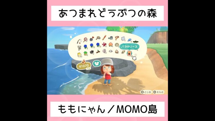 【あつ森】MOMO島へようこそ！！①⑧／#shorts   #あつまれどうぶつの森　#animalcrossingnewhorizons   #acnh   #동물의숲