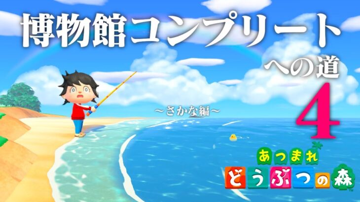 【生放送】あつまれどうぶつの森「博物館コンプリート」目指す配信〜さかな編〜４