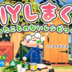 【あつ森】つくったことのないDIYレシピをつくりまくり！コンプを目指す！