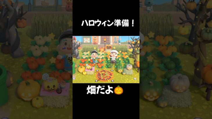 【あつ森】ハロウィン準備！ #あつ森 #どうぶつの森 #あつまれどうぶつの森 #animalcrossing #acnh