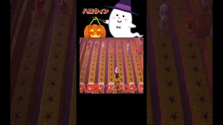 激闘ハロウィン落とし穴デスレース🎃👻#あつ森 #落とし穴レース