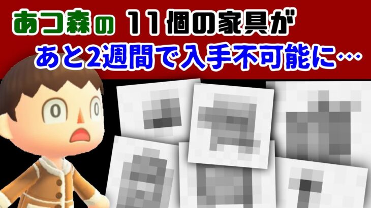 取り逃し注意！あつ森の「11個の家具」があと2週間で入手不可能に……絶対に今ゲットしておくべき家具の入手方法を紹介！【あつまれ どうぶつの森】@レウンGameTV