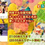 【あつ森】2024,11/2 カブ価625&ウリ92(21:00あたりまで)【チャットに島名と名前書いてからきてね〜】