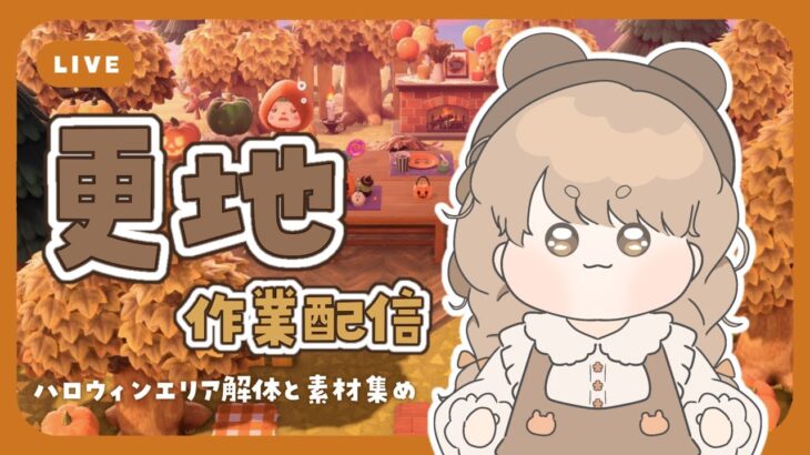 【あつ森】 イベントエリアを更地に 🧦｜DIY素材集めもします 【作業配信】