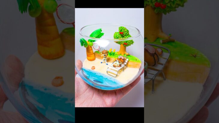 DIY Animal Crossing New Horizon Terrarium – Polymer clay