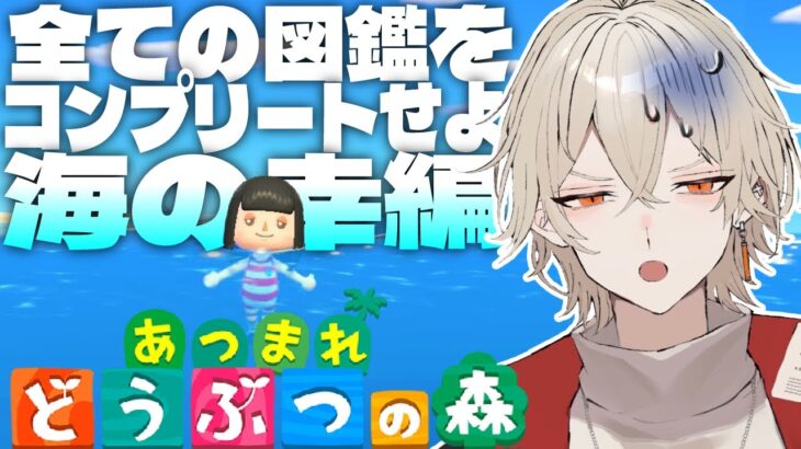 【あつ森】全ての図鑑をコンプリートせよ-海の幸編-【新人vtuber /  弐十】