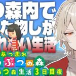 【あつ森】1週間あつ森内で入手した物しか食べれない生活～3日目 進化の夜編～【新人vtuber /  弐十】