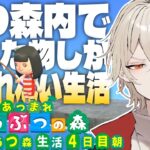 【あつ森】1週間あつ森内で入手した物しか食べれない生活～4日目 目覚めの朝編～【新人vtuber /  弐十】