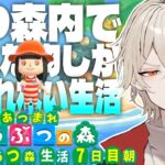 【あつ森】1週間あつ森内で入手した物しか食べれない生活～7日目 最後の朝編～【新人vtuber /  弐十】