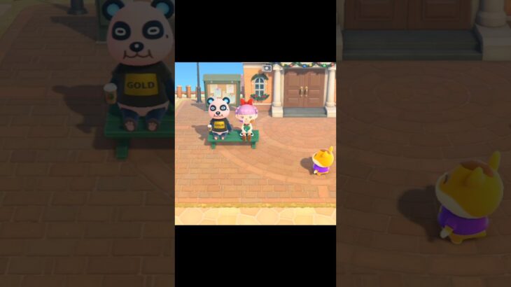 ハムスケがニコニコしながら近づいてきます #animalcrossing #ハムスケ #あつ森