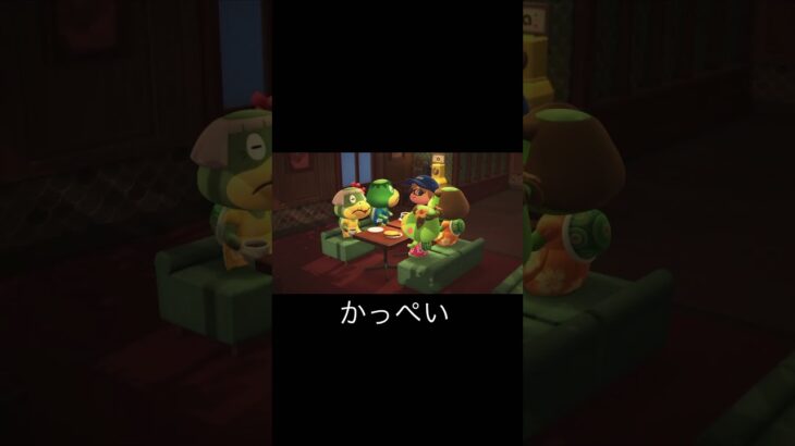 【あつ森】かっぺい家族で喫茶「ハトの巣｣にご来店 #animalcrossing #animalcrossingnewhorizons #gaming #あつ森 #あつまれどうぶつの森