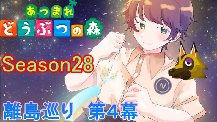 【あつまれどうぶつの森/あつ森】今日は会える気がするんです🌟～離島ガチャ第４幕Season28～【生配信】