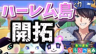 【あつ森】ハーレム島　開拓＆島づくり編〜超新星 新人Vtuber〜