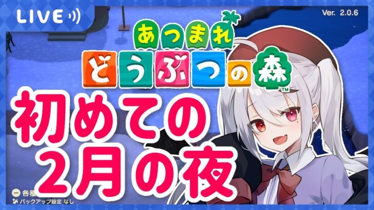 【あつ森】初めての2月だ！超絶久しぶりにあつ森やるぞ！【十織 Vtuber あつまれどうぶつの森】#あつ森 #深夜配信 #vtuber