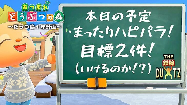 【鉄腕DUTZ～37日目～】あつ森を1ミリも知らない男が１年間でだっつ島を作る！【あつ森】