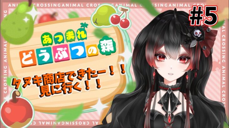 【あつ森】恐怖の島を作りたい五日目！たぬき商店カモン【新人Vtuber】