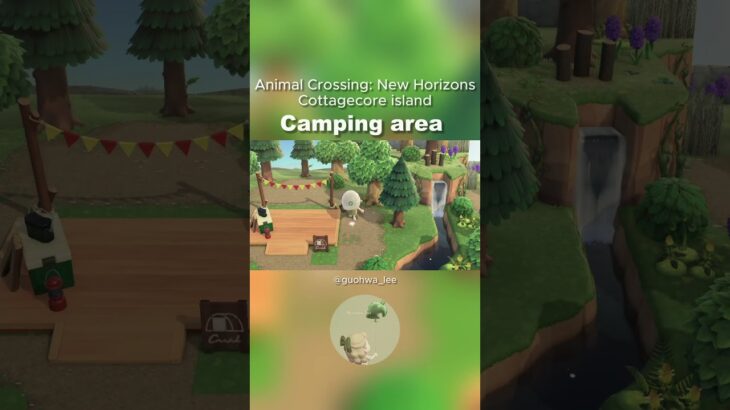 #animalcrossing #acnh #speedbuild #あつ森 #campsite #キャンプサイト