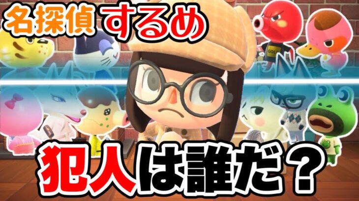 【あつ森】落とし物の持ち主を推理せよ！〜住民からの挑戦状〜【あつまれどうぶつの森】