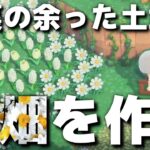 【あつ森】余った土地で花畑クリエイト🌼