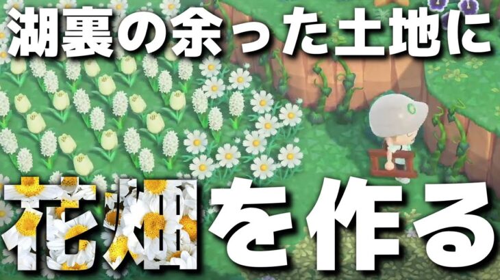 【あつ森】余った土地で花畑クリエイト🌼