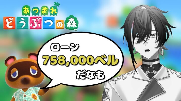 【あつ森#17】深夜のチルあつ森！ローンを背に家を整備する！【#新人vtuber 】