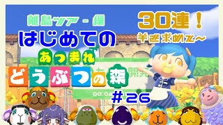 【#あつ森】羊島をつくる大作戦‼はじめてのどうぶつの森🌲#26【あつまれどうぶつの森】#vtuber