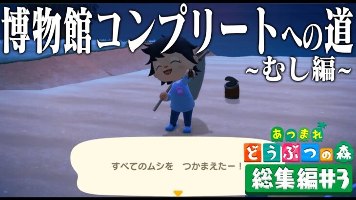 ドコムスの「あつまれどうぶつの森～博物館コンプリート～むし編」総集編#3最終回【ドコムス切り抜き】