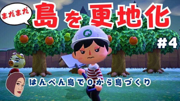 #4【０から島づくり】🏝はんぺん島を更地にしよう！生配信【あつ森】