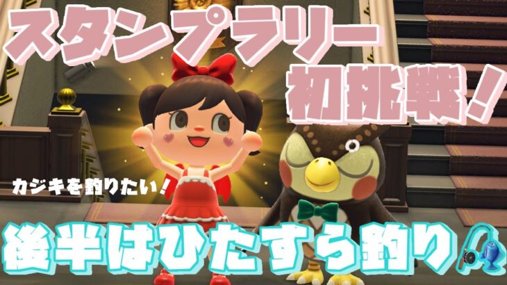 【🔴5/18 あつ森スタンプラリー＆カジキチャレンジ配信】初めてのスタンプラリーに挑戦＆カジキを釣りたい！🎣✨🎀