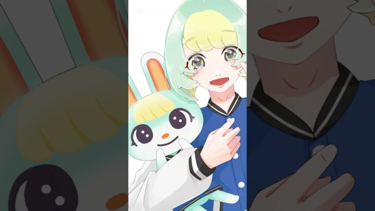 【あつ森 擬人化】第8弾 ミッチェル#animalcrossing #あつ森 #あつ森擬人化  #描いてみた #ミッチェル   #イラストメイキング #shorts