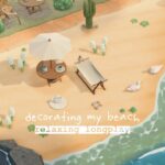【あつ森】ビーチレイアウト ロングプレイ | Decorating my beach | Animal Crossing Longplay 🍃  (No Commentary)