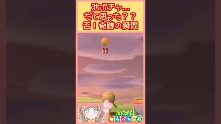 【あつ森】あつ森風船でミラクルを起こしたVTuber あつまれどうぶつの森【あつ森名場面】#あつ森リアルタイム  #short  #あつ森縦型配信  #あつ森vtuber【みつき ちっち】