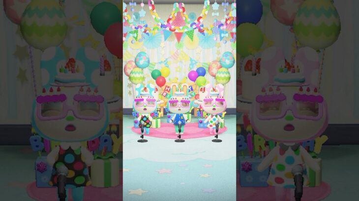 【きみのたんじょうび】こばまろ！お誕生日おめでとう！ #あつ森 #あつまれどうぶつの森 #animalcrossing #けけアイドル