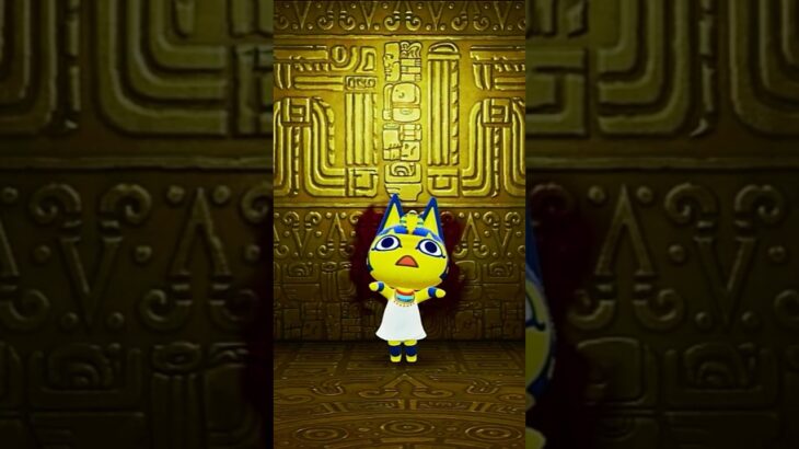 どうしてもやりたかった #エジプトミーム #あつ森 #animalcrossing #fyp