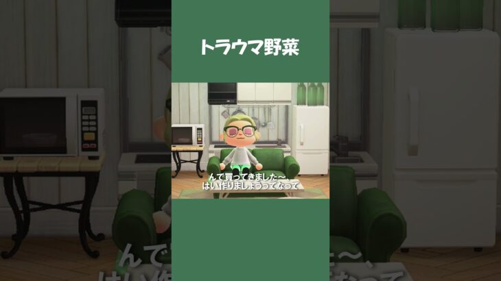 【あつ森】サラダ作ろうとしただけなのに…ショック受けた小学生の思い出 #daily #日常 #あつ森  #あつまれどうぶつの森 #shorts