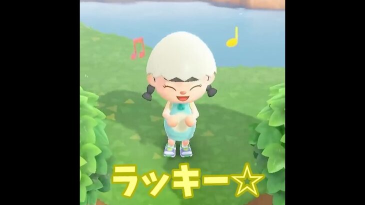 【あつ森】ラッキーガールが手にしたものとは？！ #shorts #あつ森 #あつまれどうぶつの森 #ゲーム実況