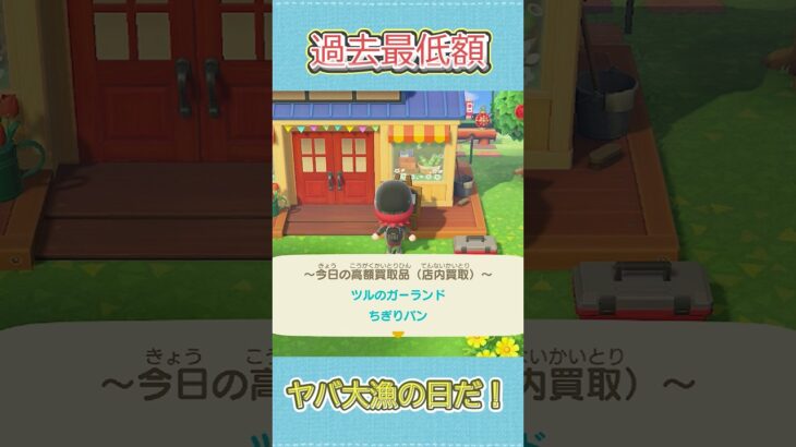ヤバすぎる額で震える奴 #あつ森 #あつまれどうぶつの森 #shorts