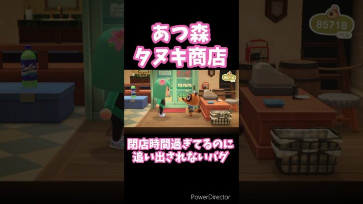 【あつ森】閉店時間過ぎてるのに追い出されないバグ #あつ森 #shorts