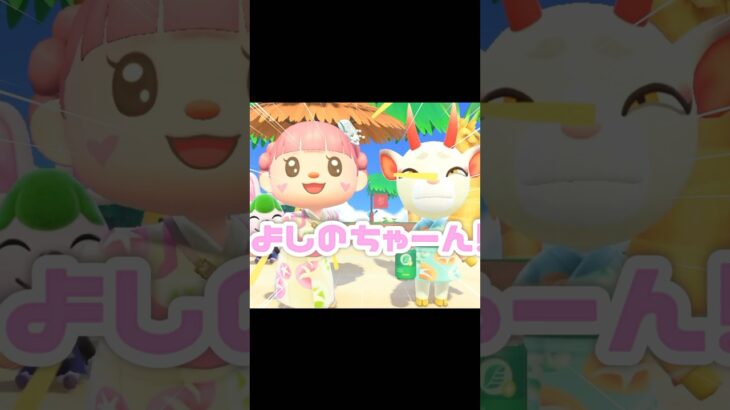 元住民のよしのちゃんとリゾートで感動の再会…？！？！#あつ森 #どうぶつの森 #あつまれどうぶつの森 #shortvideo #short #shorts#ハピパラ #あつ森よしの