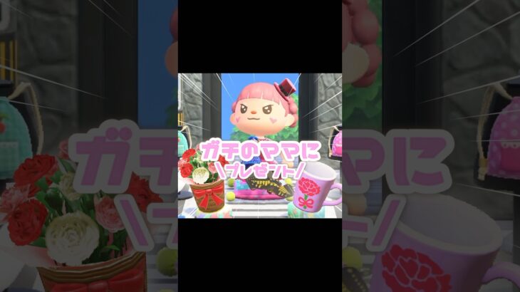 【ガチママ登場】母の日だからプレゼントあげてくる…？！？！#あつ森 #どうぶつの森 #あつまれどうぶつの森 #どう森 #shortvideo #shorts #short#母の日 #カーネーション