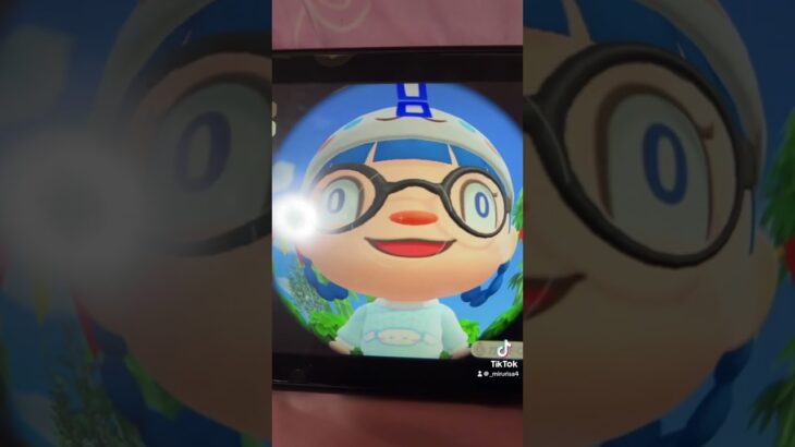 撮影してる時にめちゃ爆笑してた笑 #あつ森 #みさえドアを開けなさい