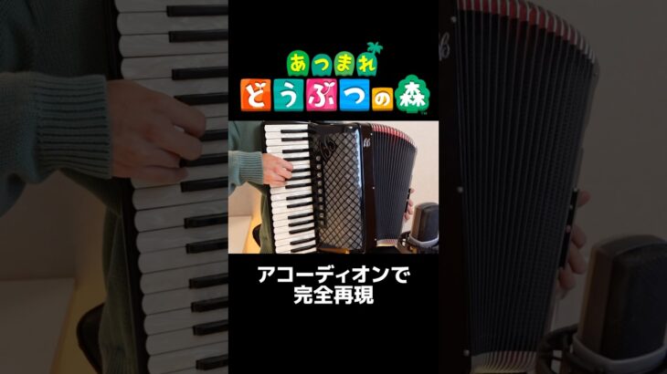 【職人技】あつ森メインテーマをアコーディオンで完全再現